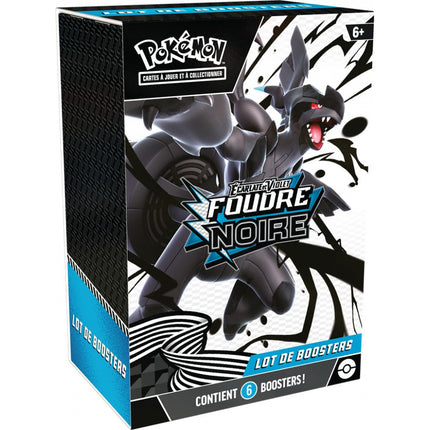 Pokemon Lot de boosters FR Foudre Noir (EV10.5)