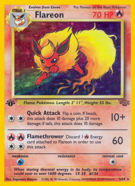 Pyroli Jungle 1ère Édition - Holo Rare