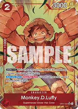 OP01-024 Monkey D. Luffy SR Alternative (PRB01)