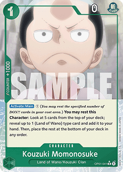 OP01-041 Momonosuke Kozuki (PRB02 Full Art Version)