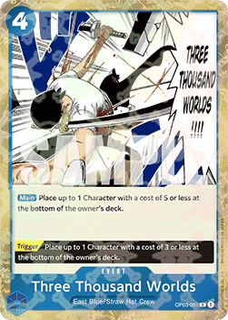 Three Thousand Worlds (OP03-057) (V.2)