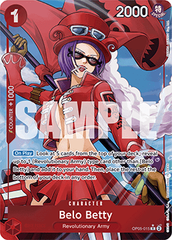 OP05-015 Belo Betty Rare Alternative (PRB01)