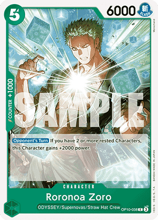 Roronoa Zoro (OP10-038)