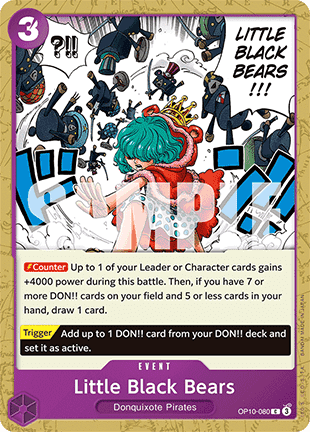 Little Black Bears (OP10-080)