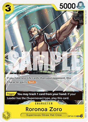 Roronoa Zoro (OP10-113)