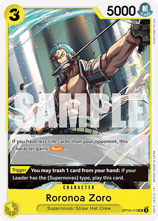 Roronoa Zoro (OP10-113)