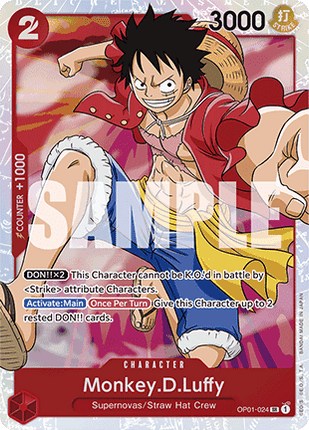 OP01-024 Monkey D. Luffy (PRB01)