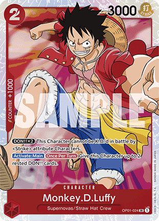 OP01-024 Monkey D. Luffy (PRB01)