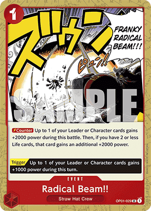 Radical Beam!! (OP01-029) (V.1)