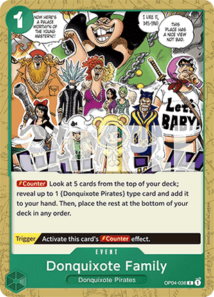 Donquixote Family (OP04-036) (V.1)