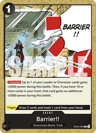 Barrier!! (OP04-095) (V.1)