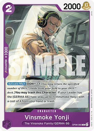 Vinsmoke Yonji (OP06-066) (V.1)