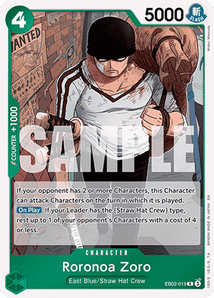 EB02-019 Roronoa Zoro