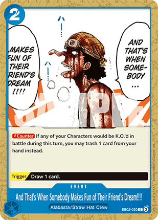 And That's When Somebody Makes Fun of Their Friend's Dream!!!! (EB02-030)