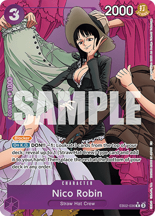 Eb02-036 Nico Robin Rare Alternative