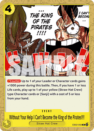 EB02-059 Sans toi... jamais je ne pourrai devenir le roi des pirates !!