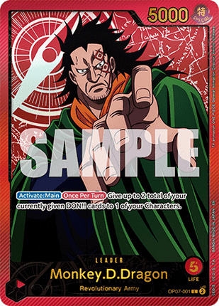 OP07-001 Monkey D. Dragon