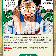 I Know You're Strong... So I'll Go All Out from the Very Start!!! (OP13-040)