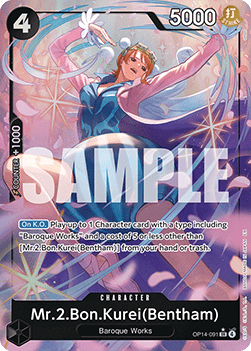 Mr.2.Bon.Kurei(Bentham) (OP14-091) (V.2)