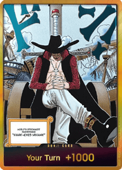 OP14 Don!! Dracule Mihawk (Gold Version)