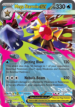 Mega Staross ex (POR 021)
