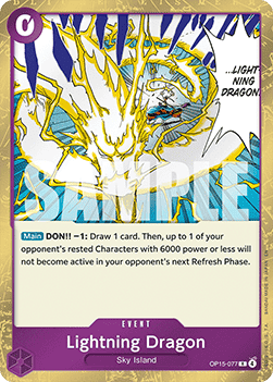 Lightning Dragon (OP15-077) (V.1)
