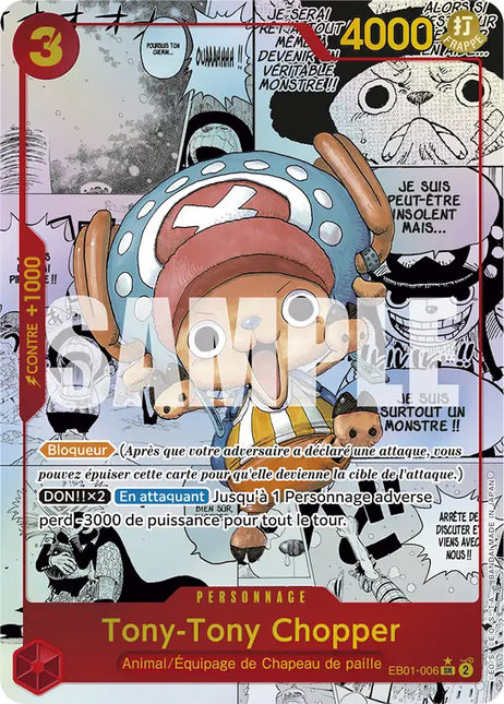 EB01-006 Tony-Tony Chopper SR Alternative Manga