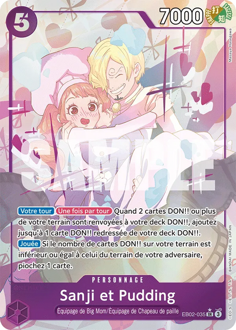EB02-035 Sanji et Pudding SR Alternative