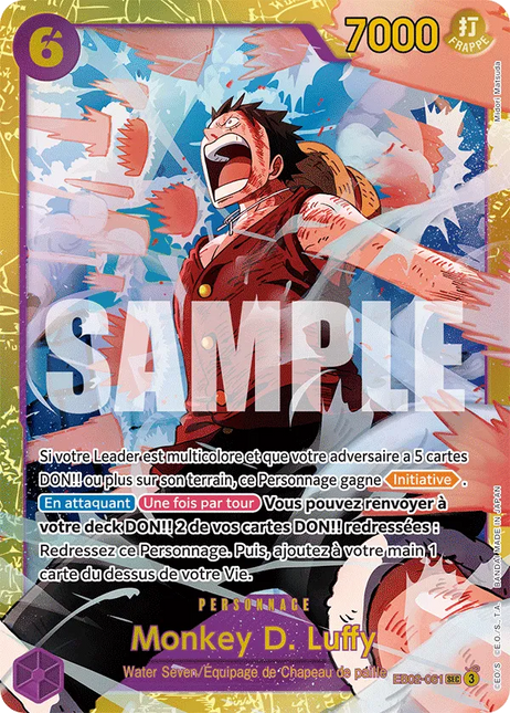 EB02-061 Monkey D. Luffy Secrete Rare