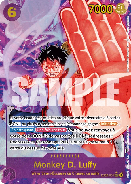 EB02-061 Monkey D. Luffy Secrete Rare Alternative