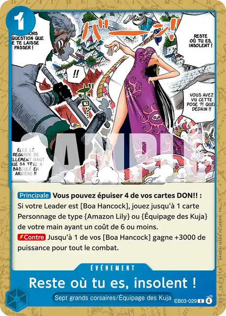 EB03-029 Reste où tu es, insolent ! x4