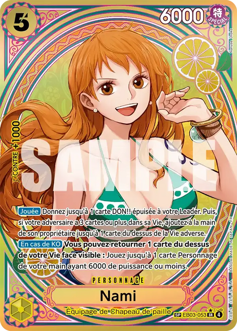 EB03-053 Nami SP Card