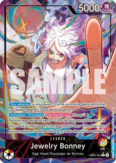EB04-001 Jewelry Bonney Leader Alternative - One Piece Card Game