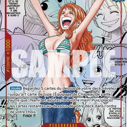 OP01-016 Nami Rare Alternative Manga (PRB01)