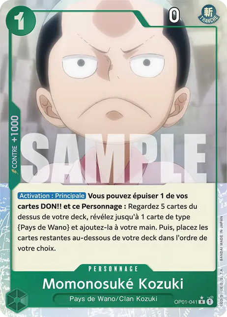 OP01-041 Momonosuke Kozuki (PRB02 Full Art Version)