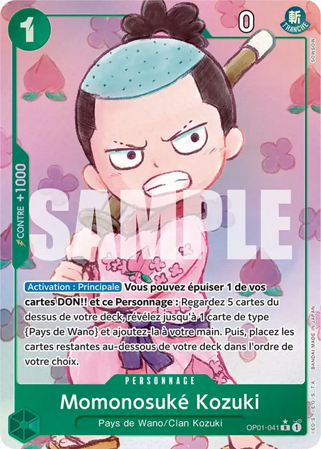 OP01-041 Momonosuké Kozuki (PRB01 Alternative)
