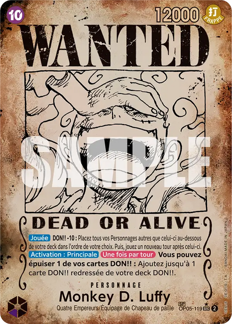 OP05-119 Monkey D. Luffy SP Card