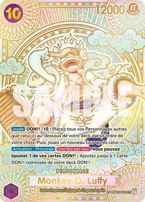 OP11-119 Monkey D. Luffy SP Gold Card