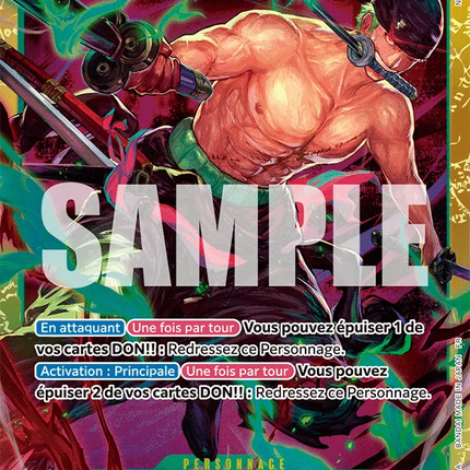 OP06-118 Roronoa Zoro Secrete Rare (PRB02)