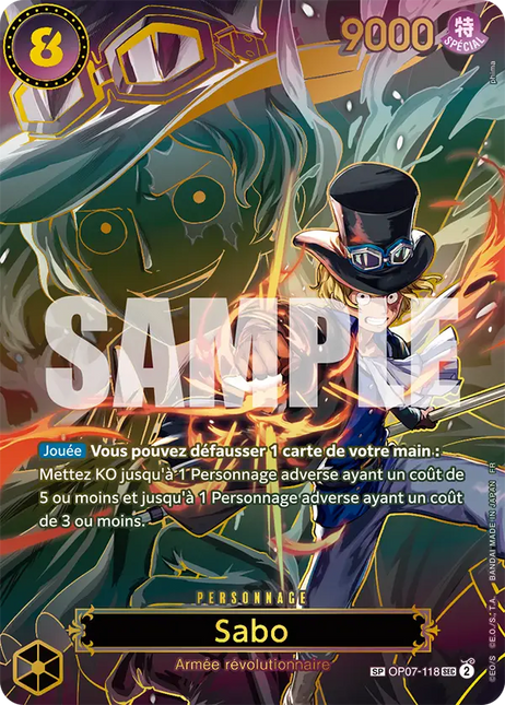 OP07-118 Sabo SP Card