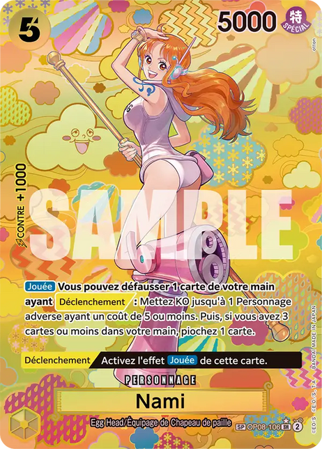 OP08-106 Nami SP Card