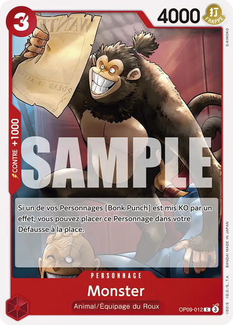 OP09-012 Monster x4