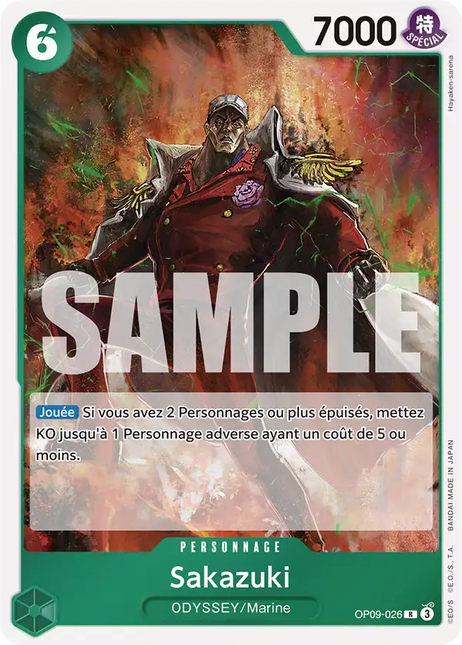 OP09-026 Sakazuki x4