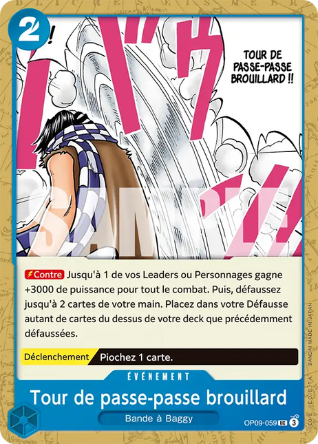 OP09-059 Tour de passe-passe brouillard x4
