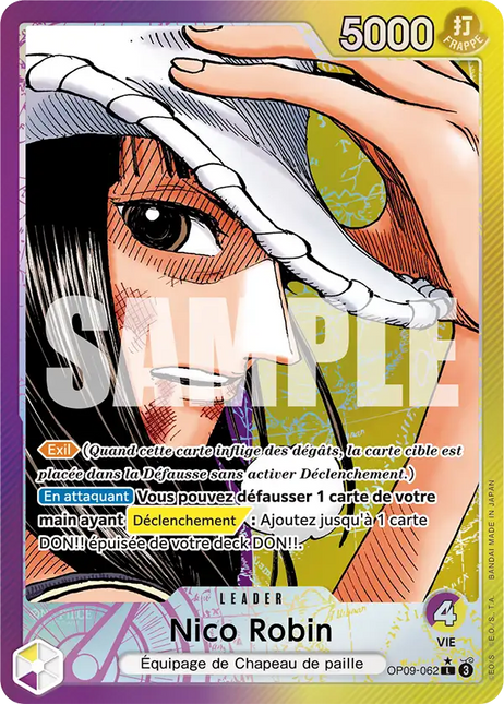 OP09-062 Nico Robin Leader Alternative