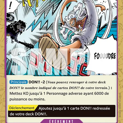 OP09-077 Gum Gum Foudre x4