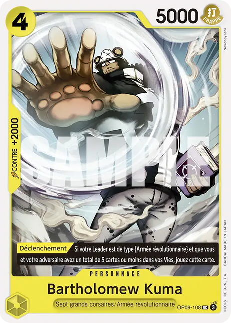 OP09-108 Bartholomew Kuma x4