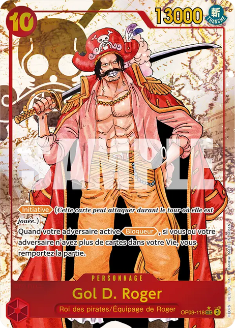 OP09-118 Gol D. Roger Secrete Rare Alternative