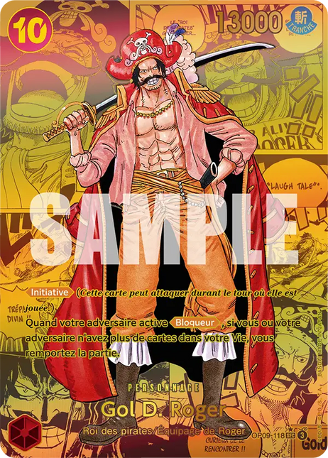 OP09-118 Gol D. Roger Secrete Gold Manga