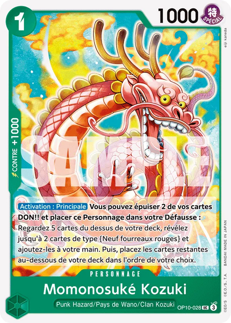 OP10-028 Momonosuké Kozuki x4